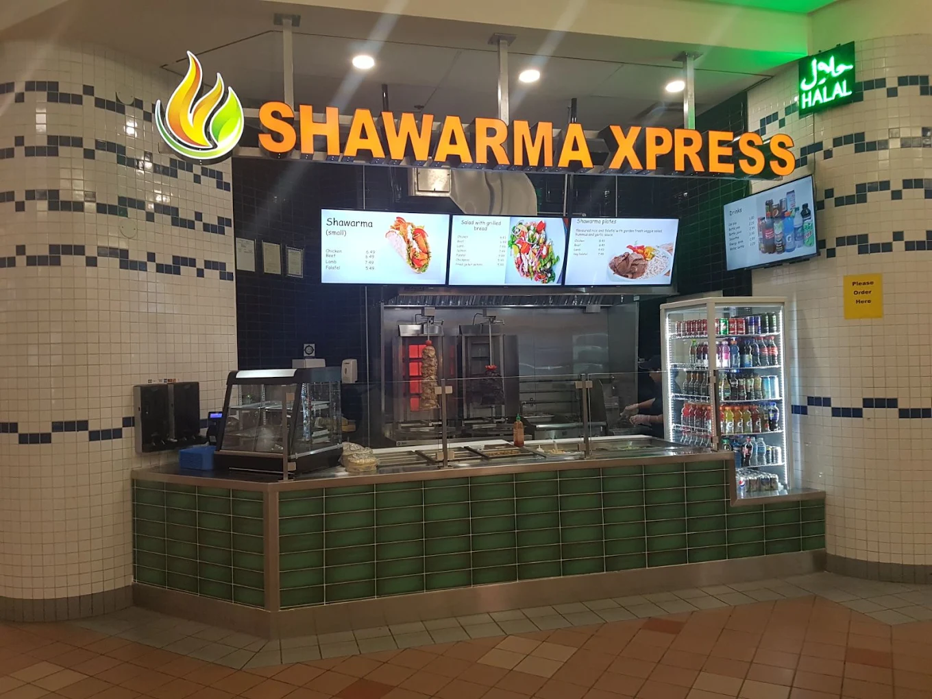 Vegetarian falafel wrap at Shawarma Xpress in CityPlace, downtown Winnipeg
